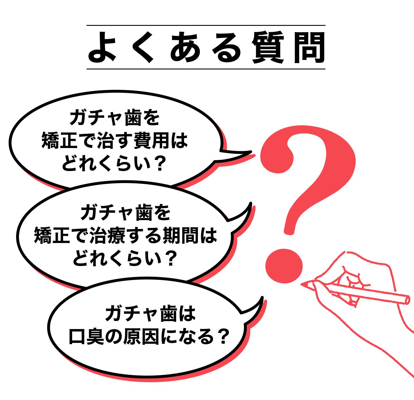 【Q&A】ガチャ歯に関するよくある質問