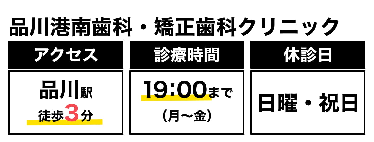 品川港南歯科・矯正歯科クリニック