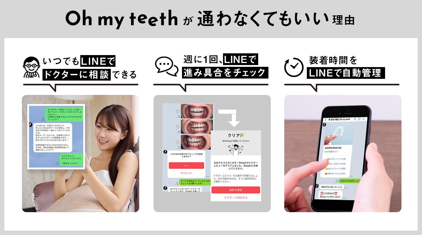 Oh my teethが通わなくてもいい理由