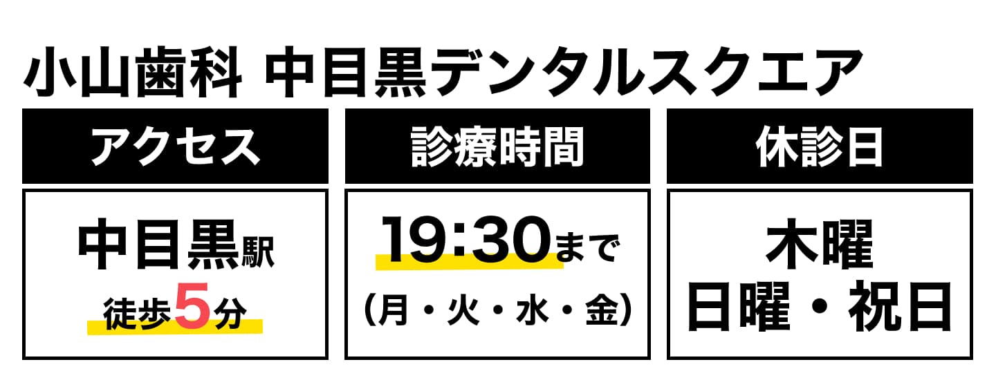 小山歯科 中目黒デンタルスクエア