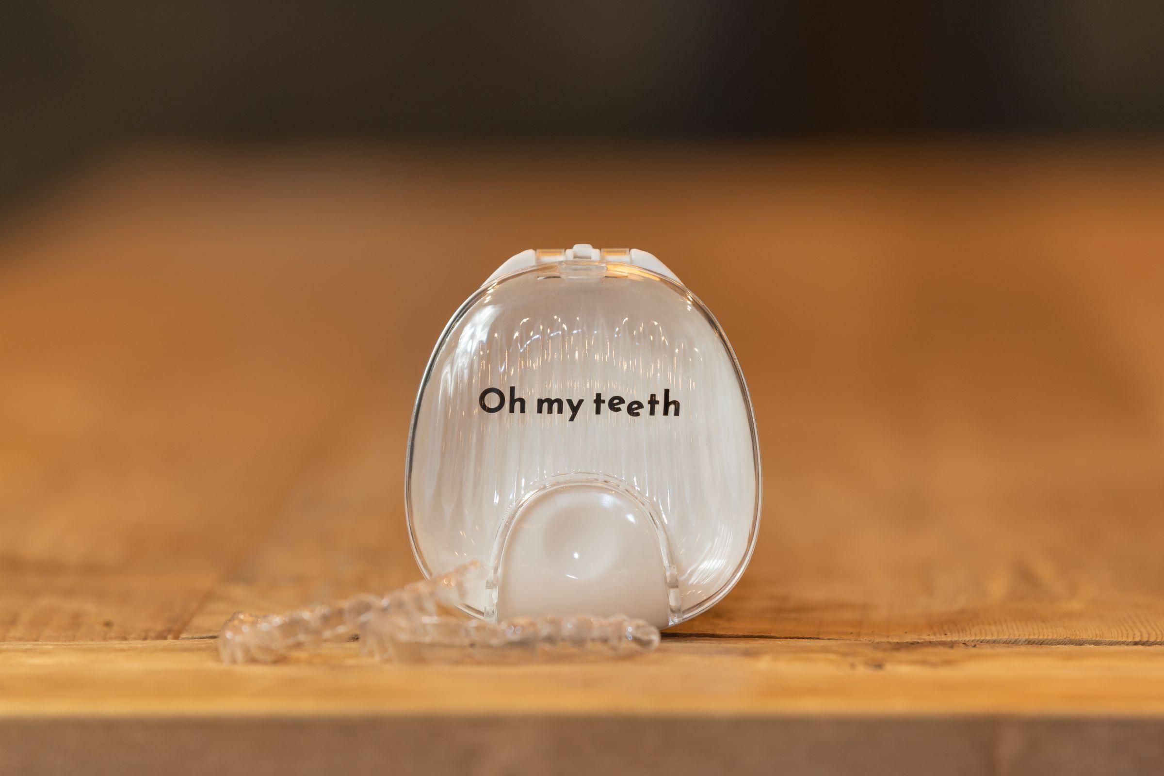 Oh my teethのマウスピースとマウスピースケース